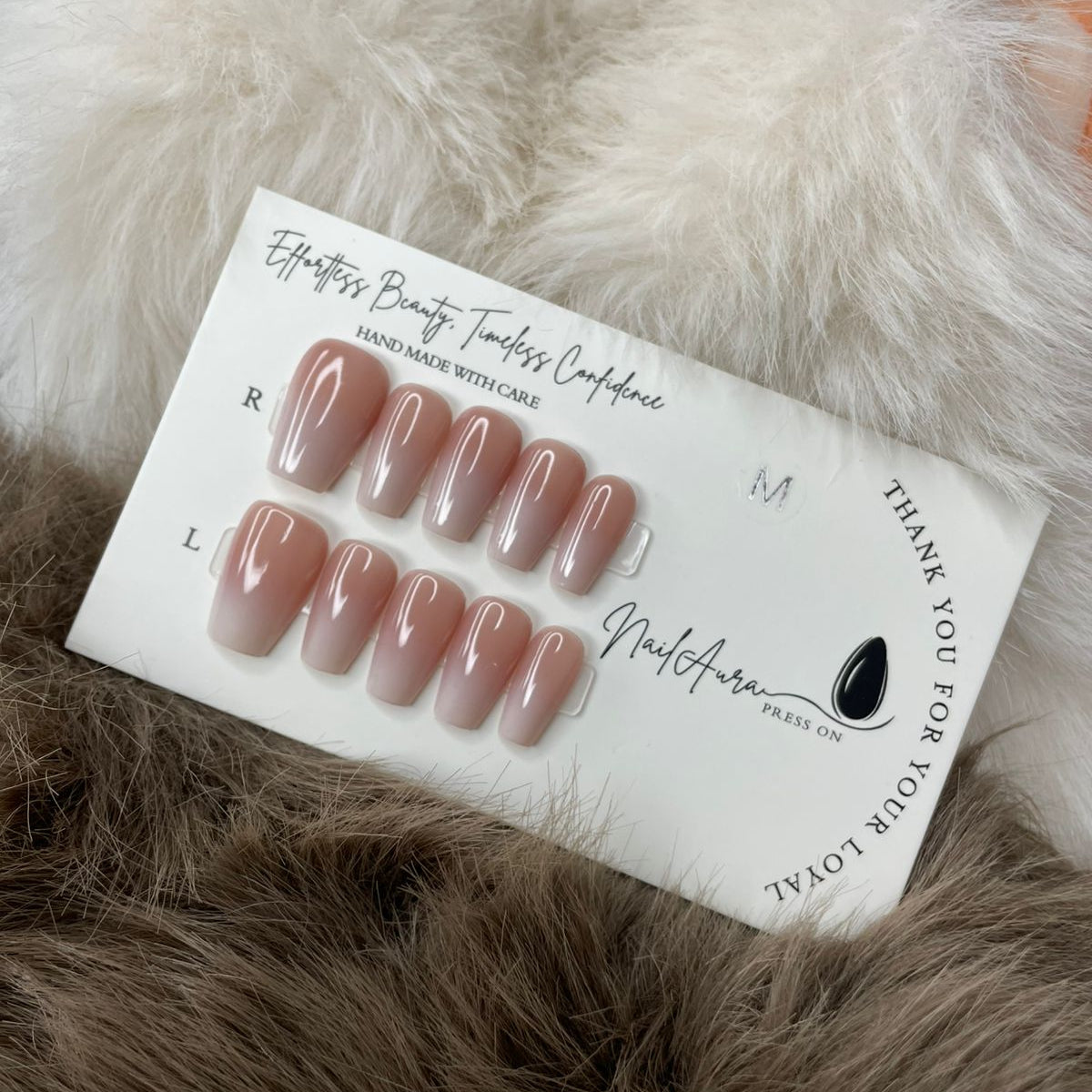 💗Coffin Baby Boomer Soft, Elegant & Timeless.