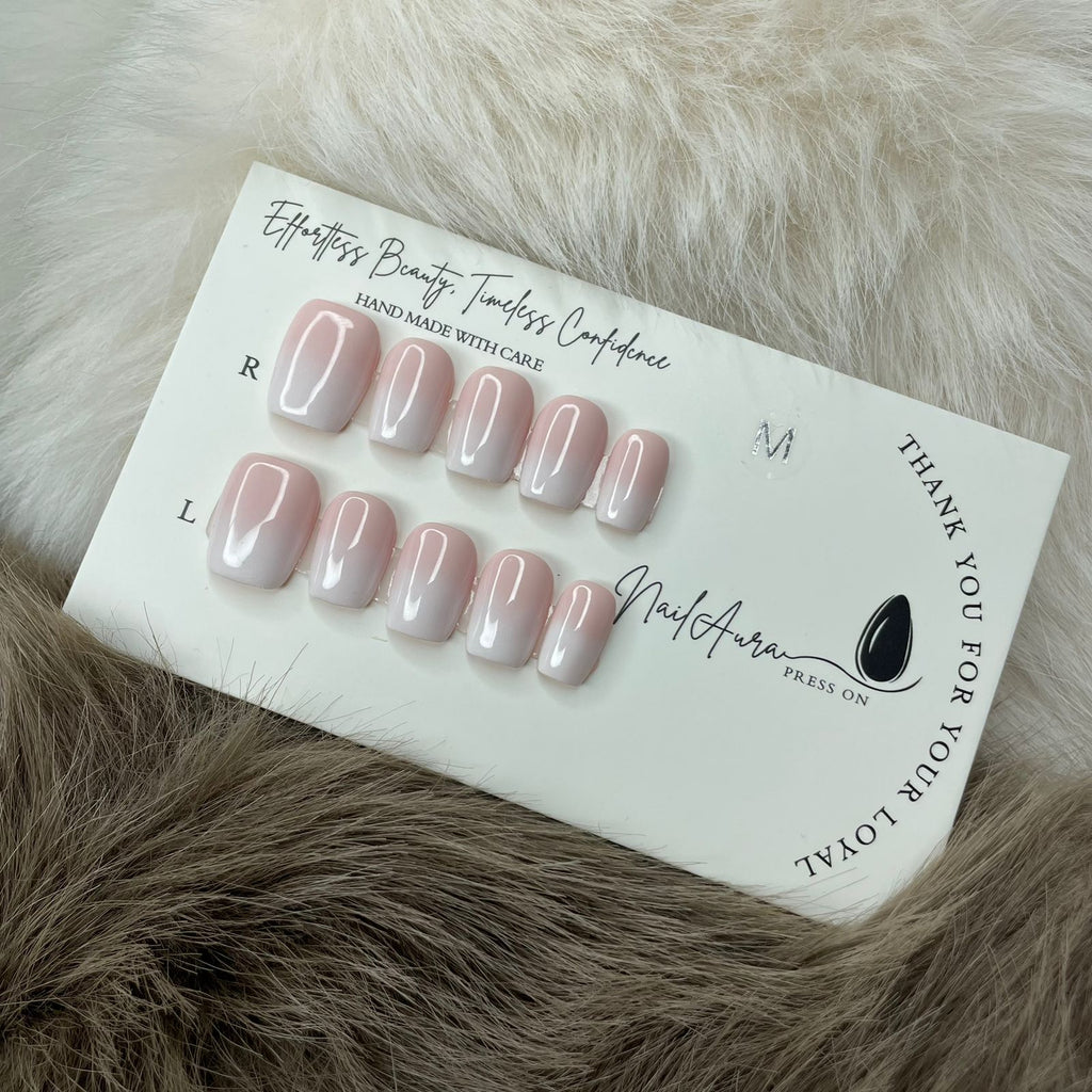 💗Oval Baby Boomer and short Square Baby Boomer.