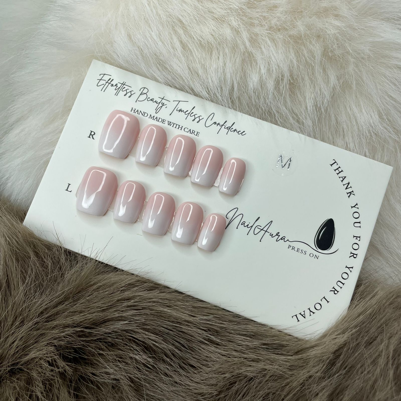 💗Oval Baby Boomer and short Square Baby Boomer.